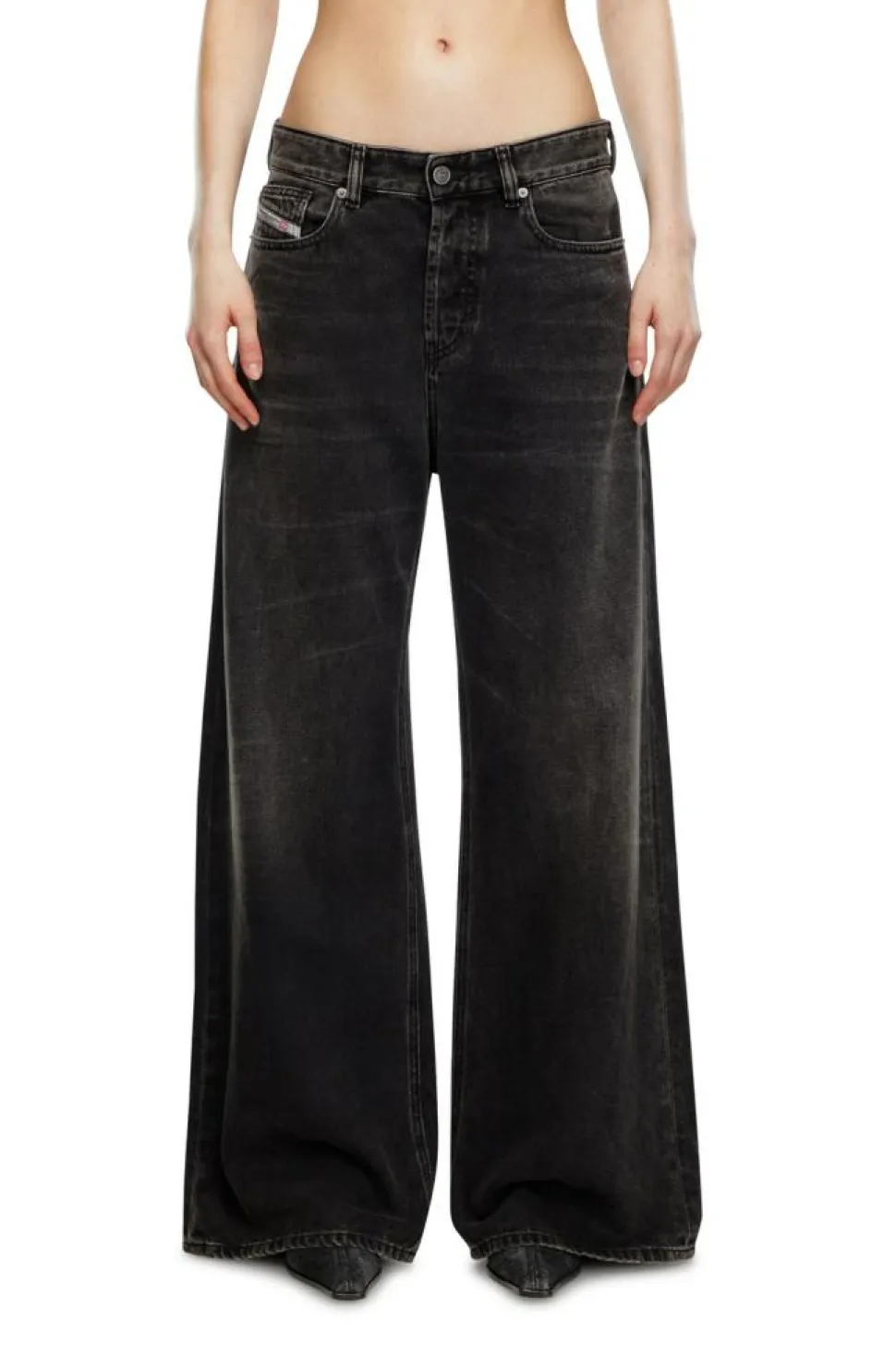 1996 D-sire Relaxed Jeans, Black/Dark Grey, W27/L32