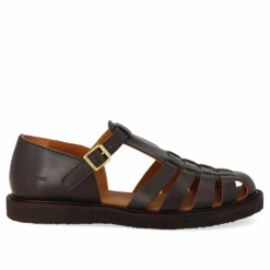 5516-304 Klassisk Fishermans Sandaler, Dark Brown, 37