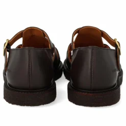 5516-304 Klassisk Fishermans Sandaler, Dark Brown, 37