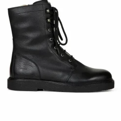 7456-401 Lace-Up Støvler, Black, 36