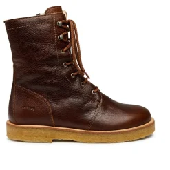7456-402 Lace-Up Støvler, Cognac, 36