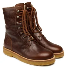 7456-402 Lace-Up Støvler, Cognac, 36