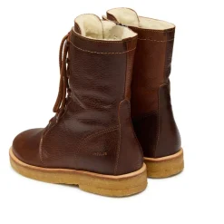 7456-402 Lace-Up Støvler, Cognac, 36