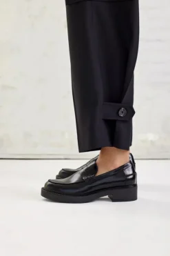 1645-101 Loafers, Black, 39