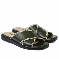 5791-101 Sandaler, Dark Green, 39