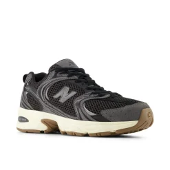 530 Sneakers, Black/Castlerock, 45.5