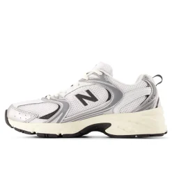 530 Sneakers, Silver Metallic/Black Cement, 37.5