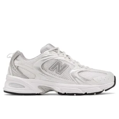 530 Sneakers, White/Silver Metallic, 37