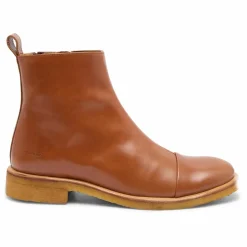 7700-102 Støvler, Cognac/Dark Brown, 37
