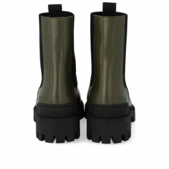 7653-101 Støvler, Oliven/Sort, 39