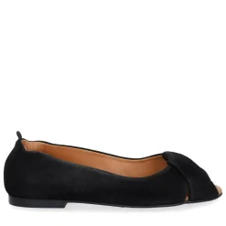 A6760 Ballerinasko, Black Suede, 36