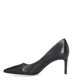 A5629 Højhælede Sko, Black Nappa, 40