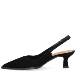 A8089 Højhælede Sko, Black Suede, 36