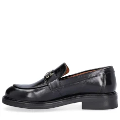 A7032 Loafers, Black Athene Calf/Gold, 40