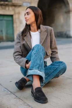 A9305 Loafers, T.Moro Delicious Suede, 39