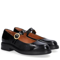 A7016 Mary Jane Ballerinasko, Black Naplack, 41