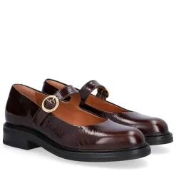 A7016 Mary Jane Ballerinasko, Mogano Naplack, 40