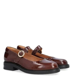 A7016 Mary Jane Ballerinasko, Castagno Naplack, 38