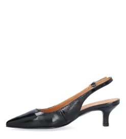 A2950 Slingback Pumps, Black, 38