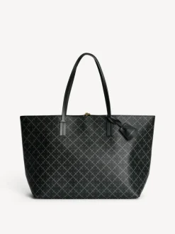 Abigail Tote Bag, Charcoal