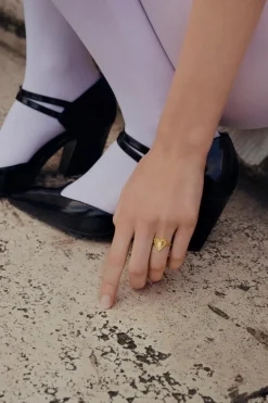 Abra Ring, Gold Plated, 57