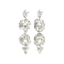 Act Recycled Øreringe, Silver Plated