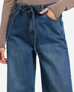 Adanna Jeans, Medium Blue, 34