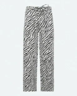 Adanna Zebra Jeans, Black, 42