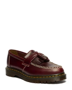 Adrian Tassel Orleans Loafers, Cherry Red, 43