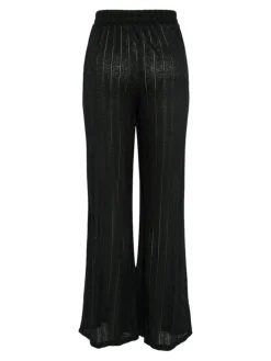 Afie Lace Bukser, Black, M