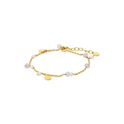Afterglow Sea Armbånd, Gold Plated, 15-18 cm