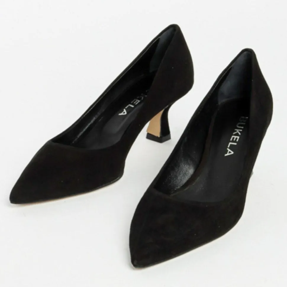 Agathe Højhælede Sko, Sort, 38