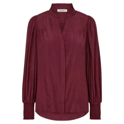 AilaCC Petra Skjorte, Burgundy, XS