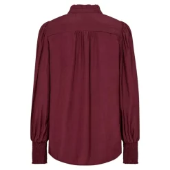 AilaCC Petra Skjorte, Burgundy, XS