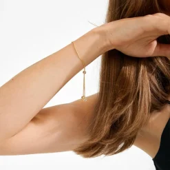 Ajani Armbånd, Gold Plated, 23 cm