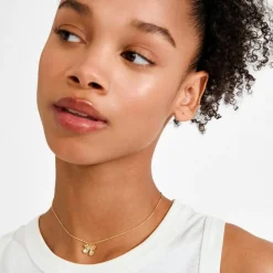 Ajani Halskæde, Gold Plated, 40+9 cm