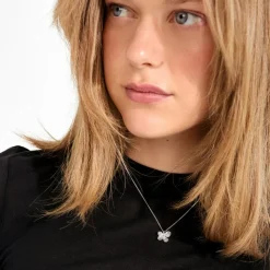 Ajani Halskæde, Silver Plated, 40+9 cm