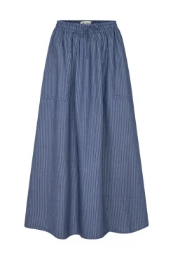 AkaneLL Maxi Nederdel, Dark Blue, S