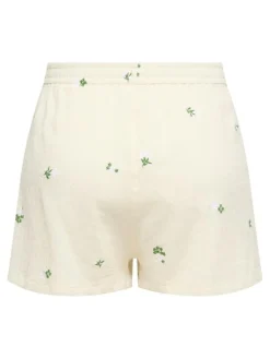 Alba Højtaljede Shorts, Cloud Dancer, L