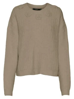 Aletta Striktrøje, Silver Mink, S