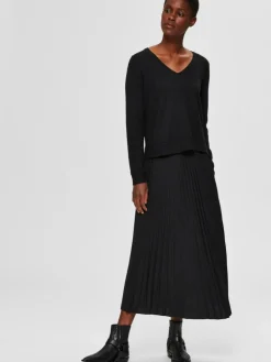 Alexis Midi Nederdel, Black, 40