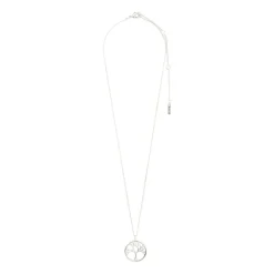 Alia Recycled Halskæde, Silver Plated, 40 cm