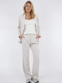 Alice Woven Bukser, Ivory, 42