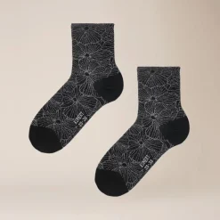 Allover Love Strømper, Black, 39-42