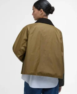 Alma Wax Jakke, Sand/Archive Olive/Beech, 38