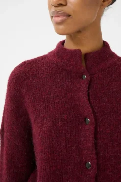 AlphaGZ Cardigan, Blood Red Melange, XL