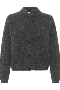 AlphaGZ Cardigan, Charcoal Melange, XL