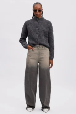 AlphaGZ Cardigan, Charcoal Melange, XL