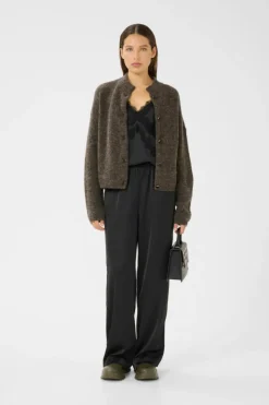 AlphaGZ Cardigan, Chestnut Melange, XL