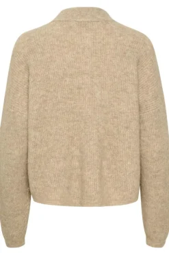 AlphaGZ Cardigan, Warm Sand Melange, XS